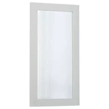 Фасад-витрина кухонного шкафа Кинель 39.7x102.1 см KONSENSA массив дерева цвет серо-зеленый