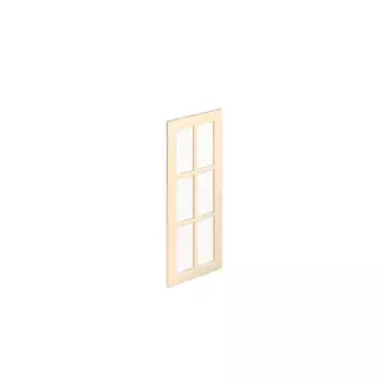 Фасад-витрина кухонного шкафа Ньюпорт 39.7x102.1 см Delinia ID МДФ цвет бежевый