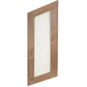 Фасад-витрина кухонного шкафа Рошаль 39.7x102.1 см Delinia ID ЛДСП цвет темное дерево