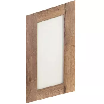 Фасад-витрина кухонного шкафа Рошаль 39.7x76.5 см Delinia ID ЛДСП цвет темное дерево