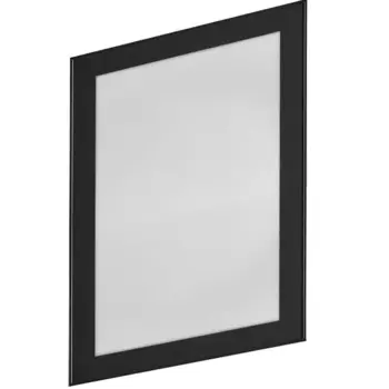 Фасад-витрина кухонного шкафа Вельск 59.7x38.1 см DELINIA ID стекло цвет черный