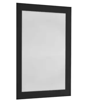 Фасад-витрина кухонного шкафа Вельск 79.7x38.1 см DELINIA ID стекло цвет черный