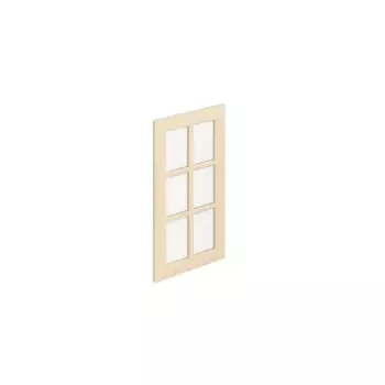 Фасад-витрина кухонного шкафа Ньюпорт 39.7x76.5 см Delinia ID МДФ цвет бежевый