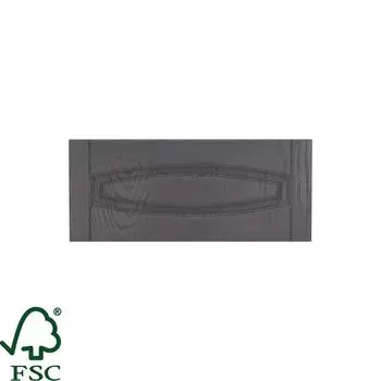 Фасад выдвижного ящика Delinia ID "Петергоф грей" 26х60 см, МДФ, цвет графит