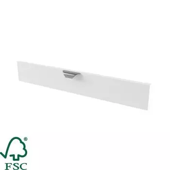 Фасад выдвижного ящика закрытой обувницы 9x59x1.6 cм цвет белый