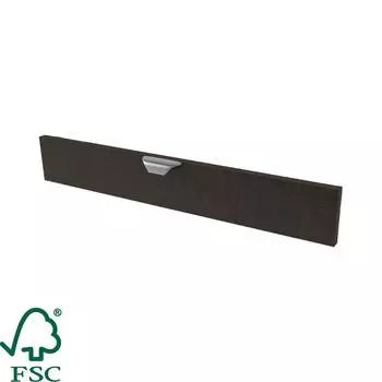 Фасад выдвижного ящика закрытой обувницы 9x59x1.6 cм цвет венге