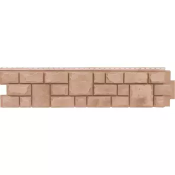 Фасадная панель Grand Line 327x1407 мм Я-Фасад Екатерининский камень янтарь 0.39 м