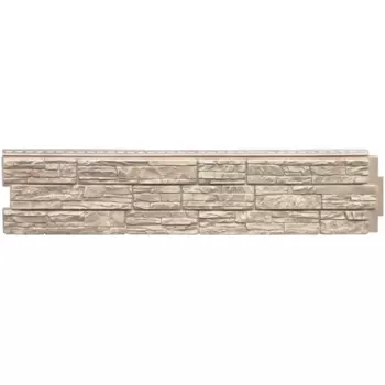 Фасадная панель Grand Line 345x1535 мм Я-Фасад Крымский сланец жемчуг 0.46 м