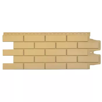 Фасадная панель Grand Line Classic Клинкерный кирпич 1105x417 мм песочный