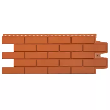 Фасадная панель Grand Line Classic Клинкерный кирпич 1105x417 мм терракот