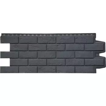 Фасадная панель Grand Line Состаренный кирпич 995x390 мм графит 0.39 м