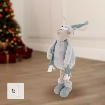 Фигура декоративная «Олень серый» h50 см