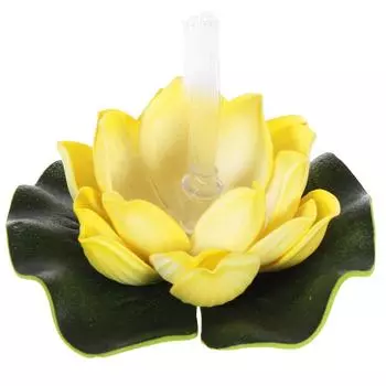 Фигура садовая для водоёмов «Кувшинка» LED подсветка, 10 см