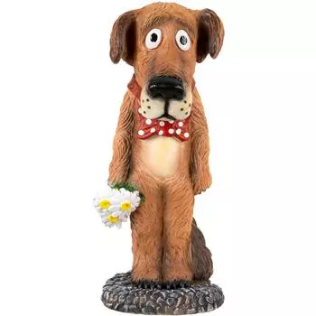 Фигура садовая «Пёс с верёвкой» 59 см