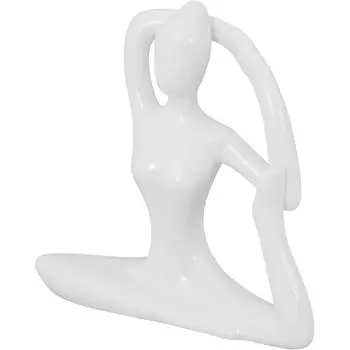 Фигурка интерьерная "Йога-Скручивание" 11x11 см