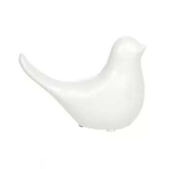 Фигурка интерьерная "Птичка" 13x6x10 см цвет белый