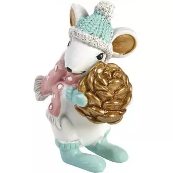 Фигурка «Мышка с шишкой» 8 см