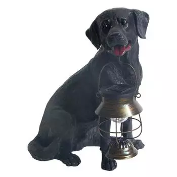 Фигурка садовая «Собачка» на солнечных батареях