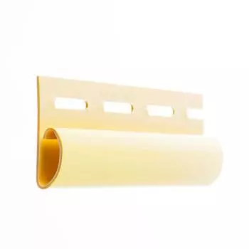 Финишная планка для сайдинга 3 м цвет желтый