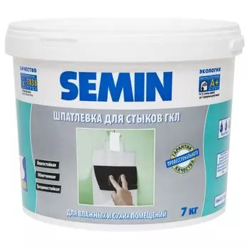 Финишпаста полимерная Semin Sem-Joint Hydro, 7 кг
