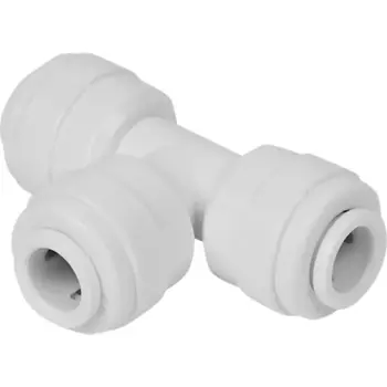 Фитинг тройник QF 1/4" пластик