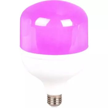 Фитолампа светодиодная для растений Ecotec E27 220-240 В 30 Вт 600 лм цилиндр красно-синий спектр розовый свет