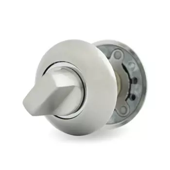 Фиксатор-ключ круглый ЦАМ цвет матовый никель