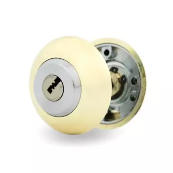 Фиксатор-ключ круглый ЦАМ цвет золото