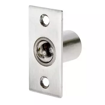 Фиксатор шариковый 57x25x25 мм нержавеющая сталь цвет никелированный