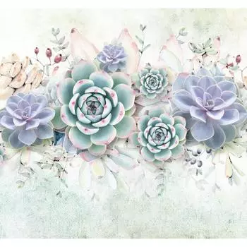 Фотообои 3D Flizart «Экзотические цветы», флизелиновые, 300x280 см