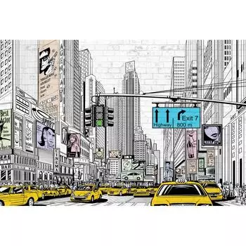 Фотообои Биг сити лайф флизелиновые, 400x270 см, L13-266