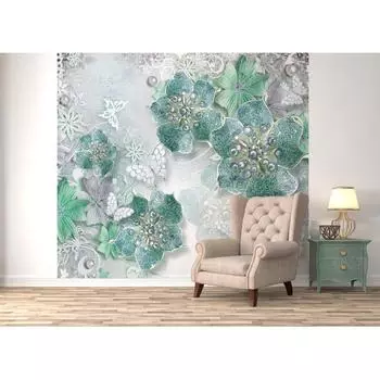 Фотообои Цветы флизелиновые, 300х270 cм, 6249-Л