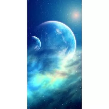 Фотообои «Две планеты» флизелиновые 100x200 см 25037