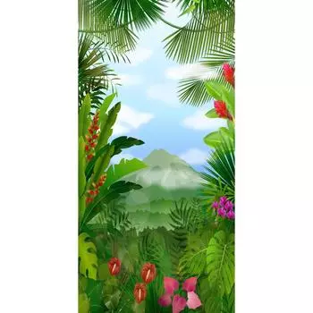 Фотообои флизелиновые «Джунгли» 100х200 см