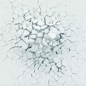 Фотообои флизелиновые «Кракелюр» 200х200 cм