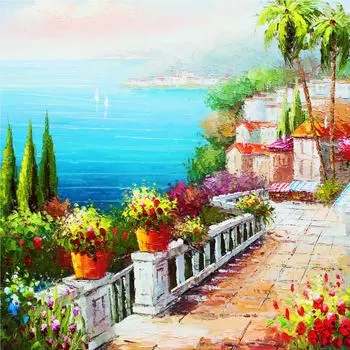 Фотообои флизелиновые «Курорт» 200х200 cм