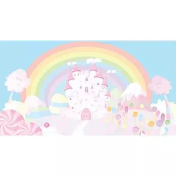Фотообои флизелиновые «Радуга» 370х200 см