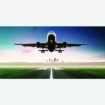 Фотообои флизелиновые «Самолет» 100х200 cм