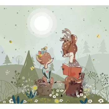 Фотообои Лесная школа флизелиновые 300x270 см L13-413