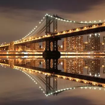 Фотообои «Мост», флизелиновые, 200x200 см, 2172