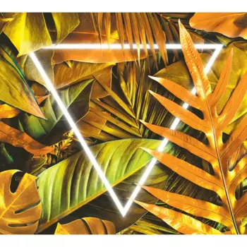 Фотообои Неоновые тропики флизелиновые 300x270 см L13-448