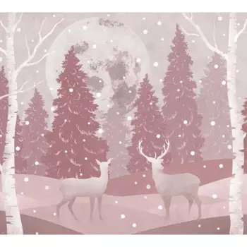 Фотообои Падал снег флизелиновые 300x270 см L13-816