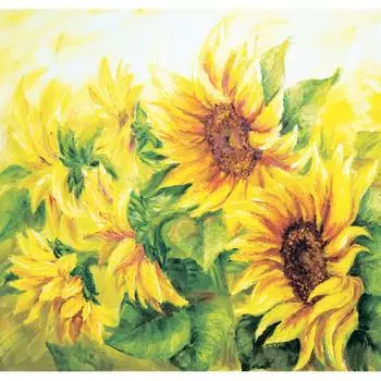 Фотообои Подсолнухи 210x200 см