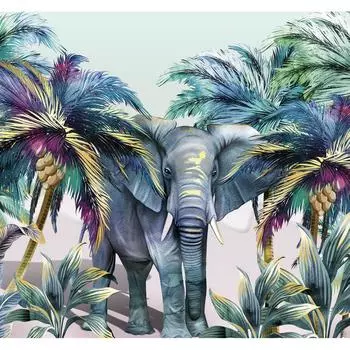 Фотообои «Слон Хатхи» 3D флизелиновые 300х270 см L12-973