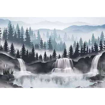 Фотообои Водоемы Скандинавии флизелиновые, 400x270 см, L13-269