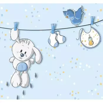 Фотообои «Зайка» 3D флизелиновые 300х270 см L12-961