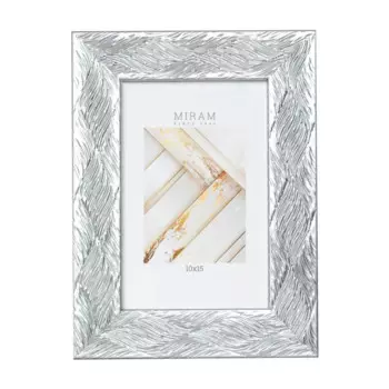 Фоторамка Мирам 651629-4 10x15 см цвет серебро