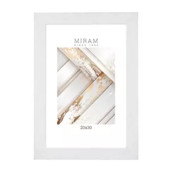 Рамка Мирам 20x30 см пластик цвет белый 651661-8