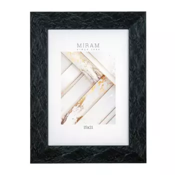Фоторамка Мирам 651677-6 15x21 см цвет черный