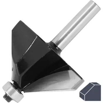 Фреза по дереву кромочная конусная 1410601 50.8x27 мм хвостовик 8 мм